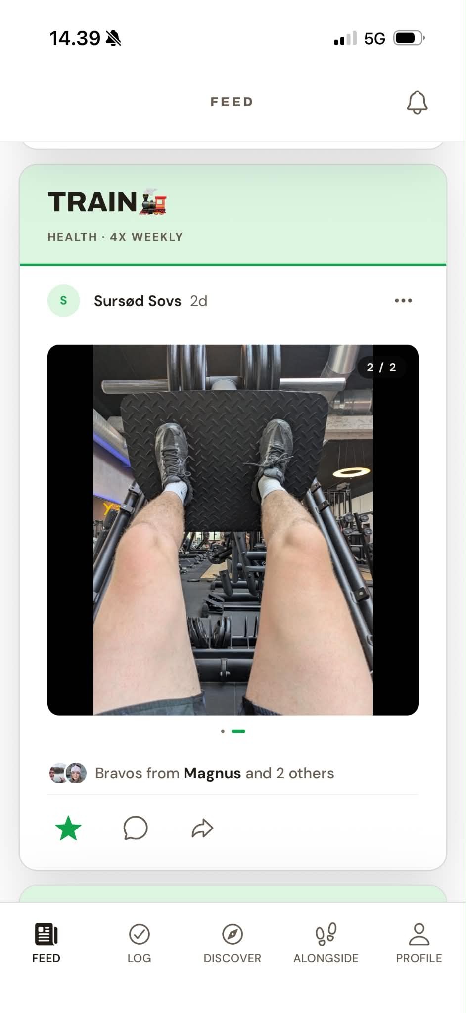 The Forme feed: a check-in on a commitment called Train, with the Bravos it received.